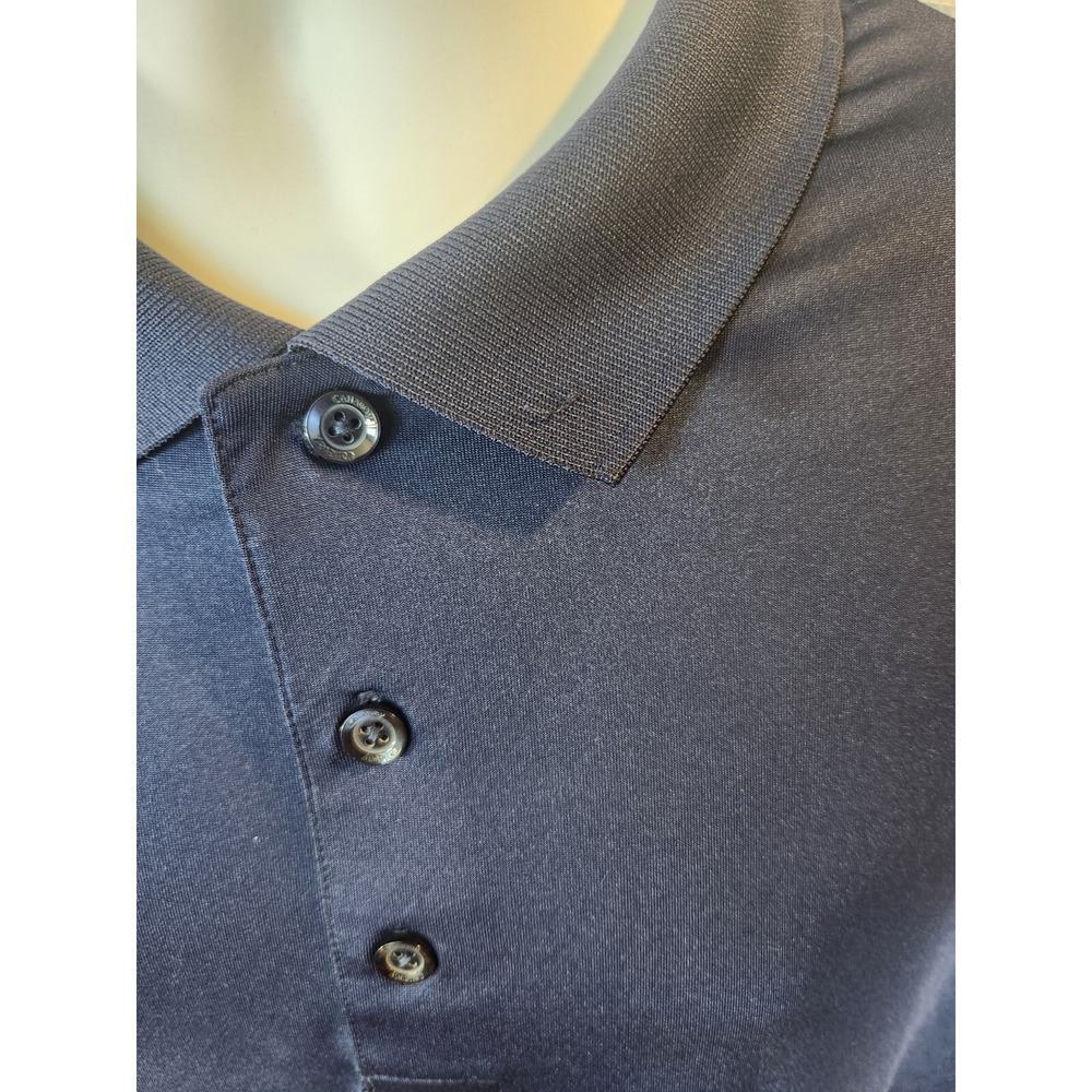 Callaway Golf Polo‎ Opti Dri  shirt navy blue men's size XXL - Picture 6 of 6